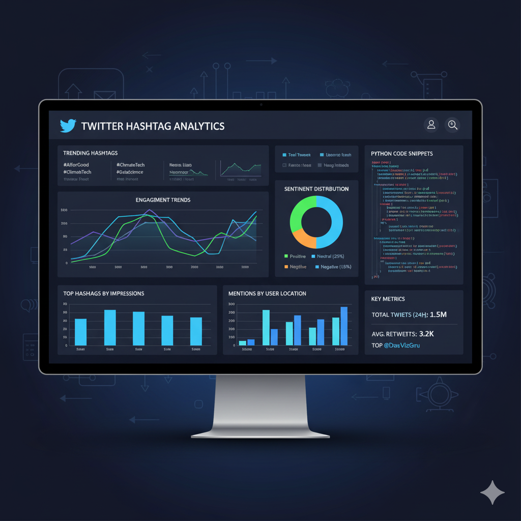 Twitter Hashtag Analysis project